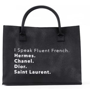 MODERN VEGAN TOTE -Fluent French NWT